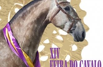 Ponte de Lima's Equestrian Fair poster in the National Equestrian Fair and International Lusitano Equestrian Fair - Golegã
