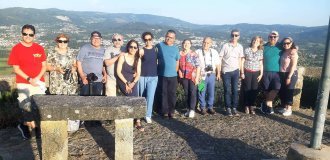 Grupo de jornalistas portugueses e espanhóis de visita a Ponte de Lima