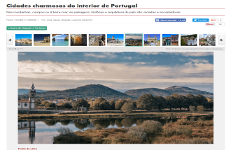 Cidades charmosas do interior de Portugal